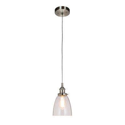 Modern Hanging Ceiling Light,1 Light Glass Pendant Light For Loft,Bar And Kitchen